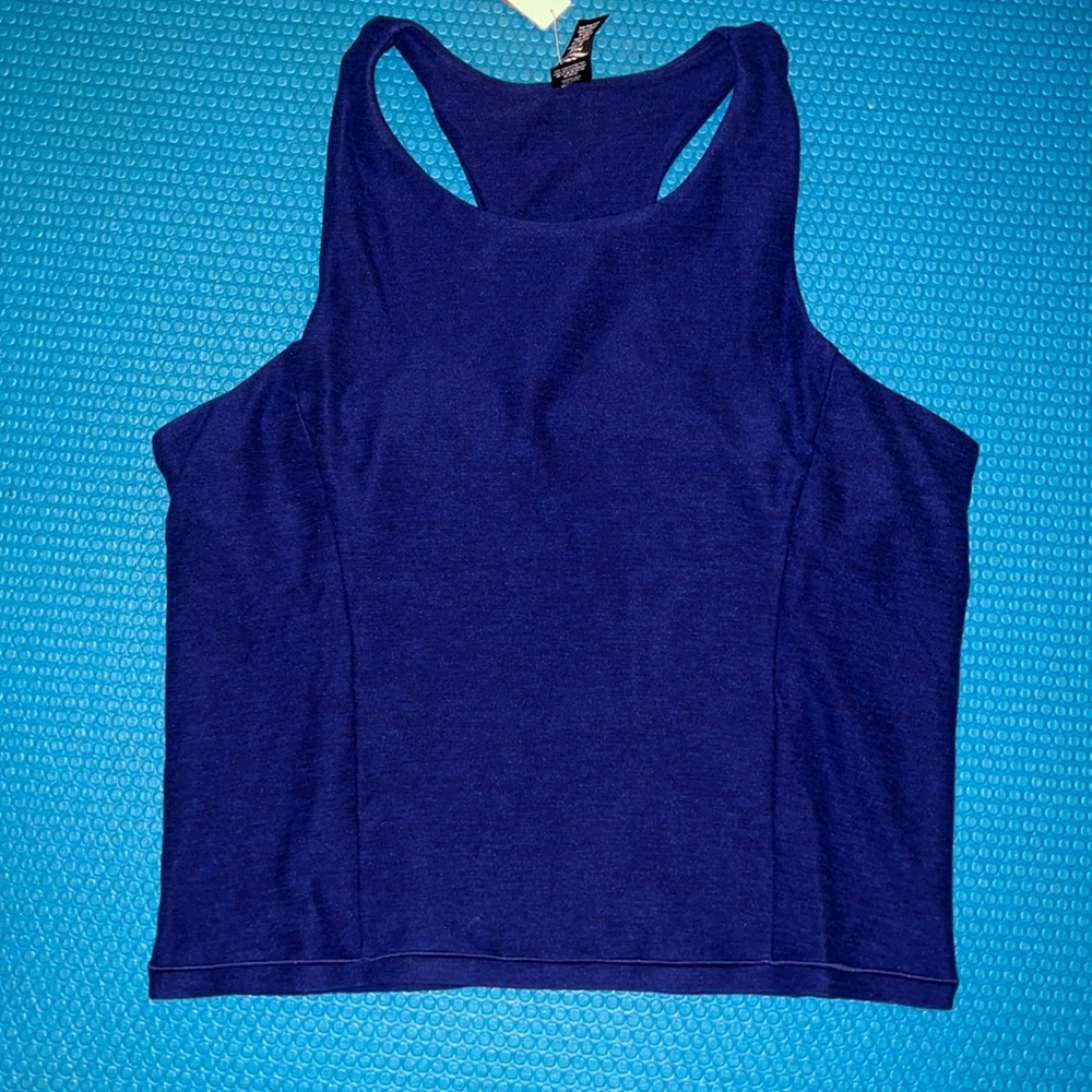 Victoria Secret on point blue crop tank size large